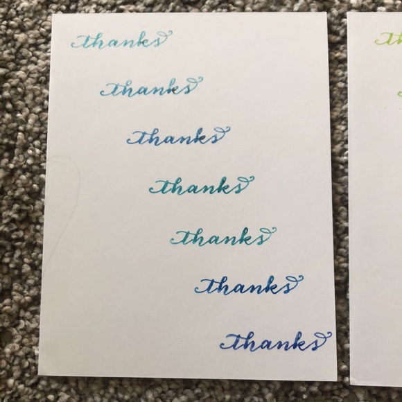 Gradient “Thanks” Cards - Picture 5 of 6